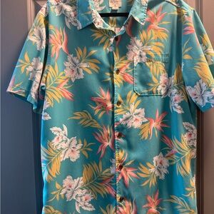 O'Neill Teal Floral Men's Shirt